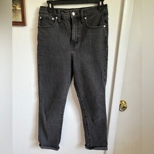 Madewell black denim Jean